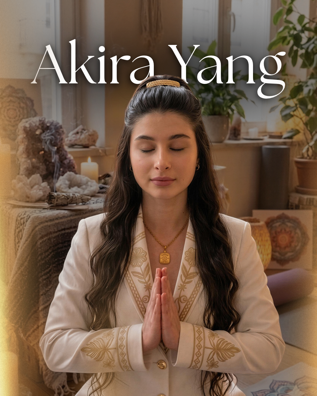 Akira Yang em meditação